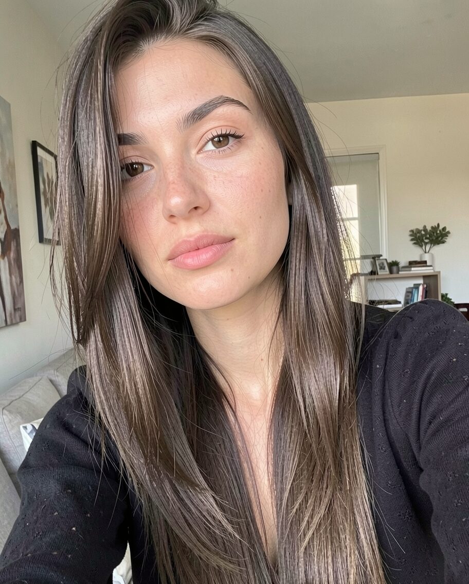 ash hair color for morena