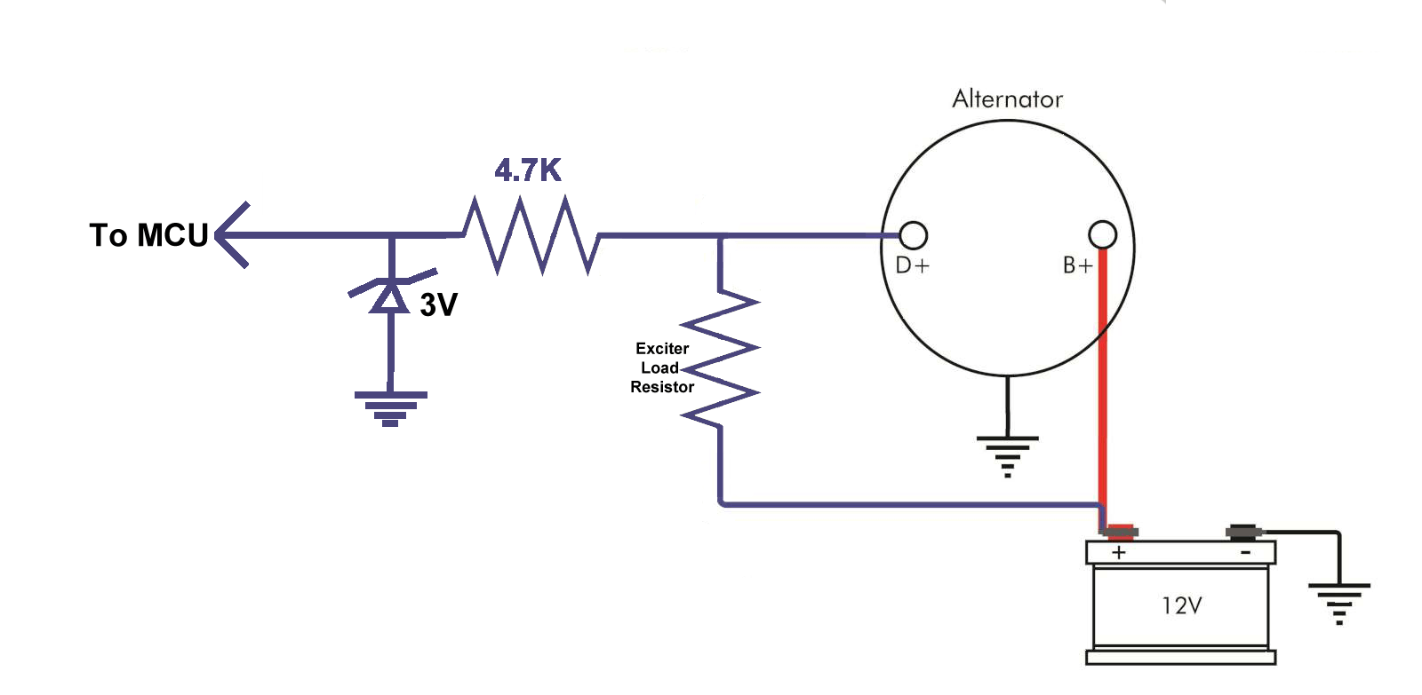 Alternator Exciter Wiring Diagram