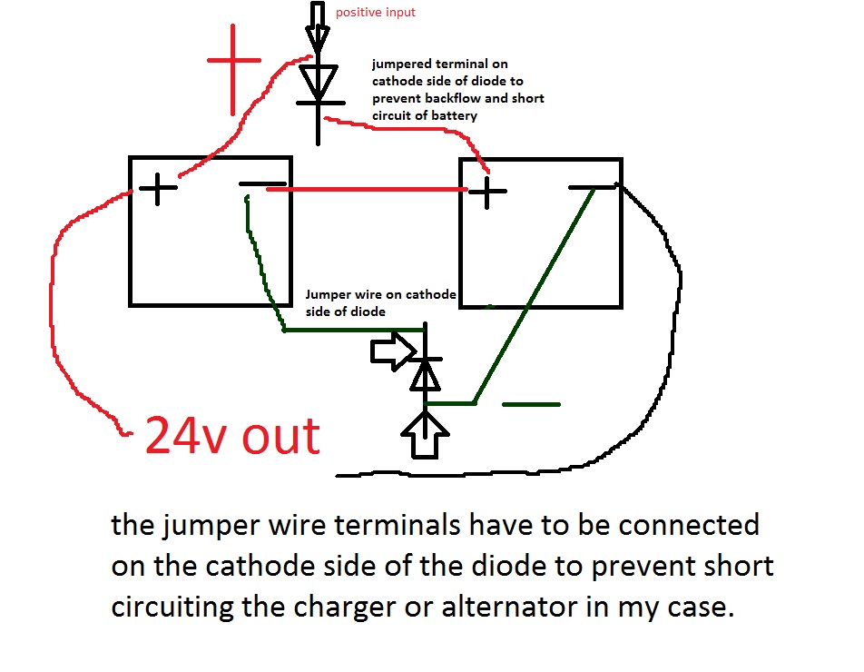 How to Wire Two 12 Volt Batteries to Make 24 Volts YouTube
