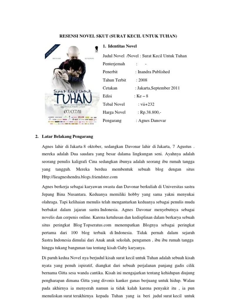 Teks Ulasan Film Surat Kecil Untuk Tuhan – Beinyu.com