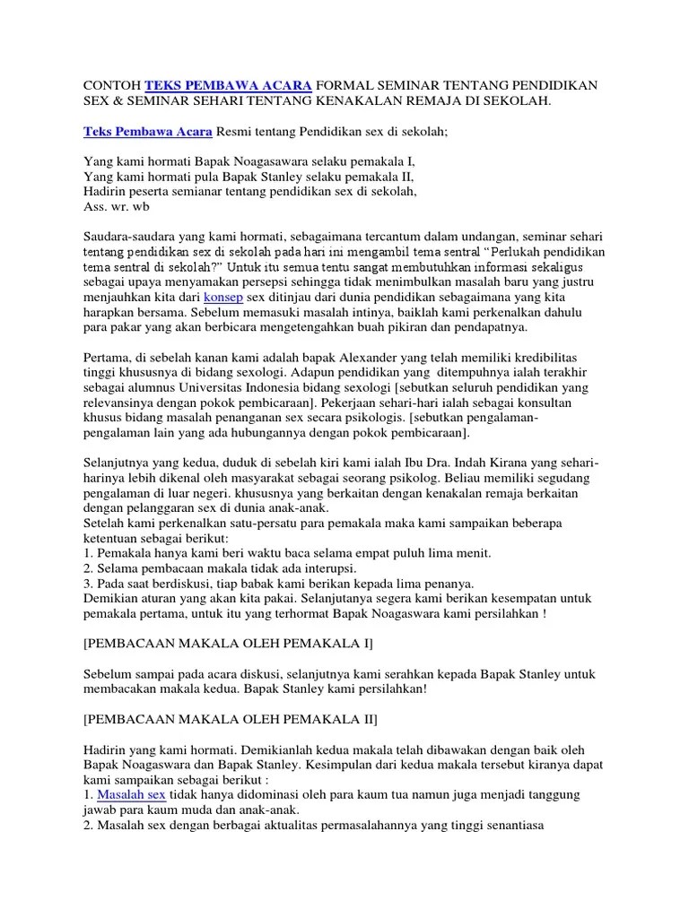 Kumpulan Contoh Contoh Teks Mc Seminar Kesehatan - Kumpulan Contoh Teks MC