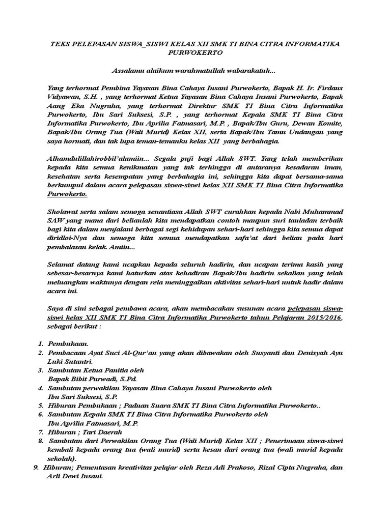 Kumpulan Contoh Mc Acara Khataman Quran - Kumpulan Contoh Teks MC