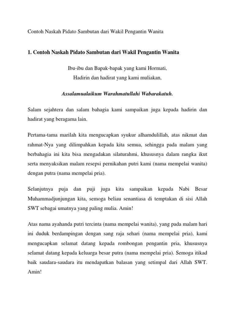 Contoh Pidato Resmi Singkat Tentang Pendidikan