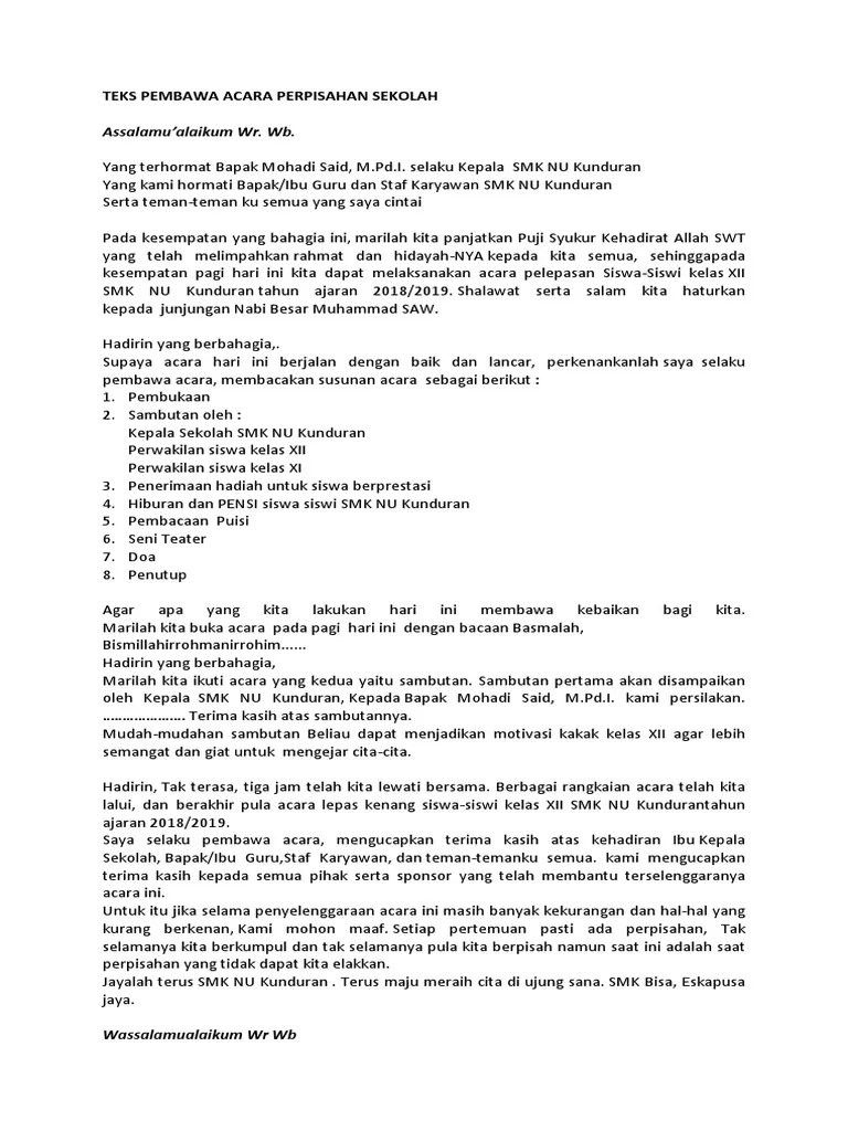 Puisi Perpisahan Untuk Kakak Kelas 6 – Dengan