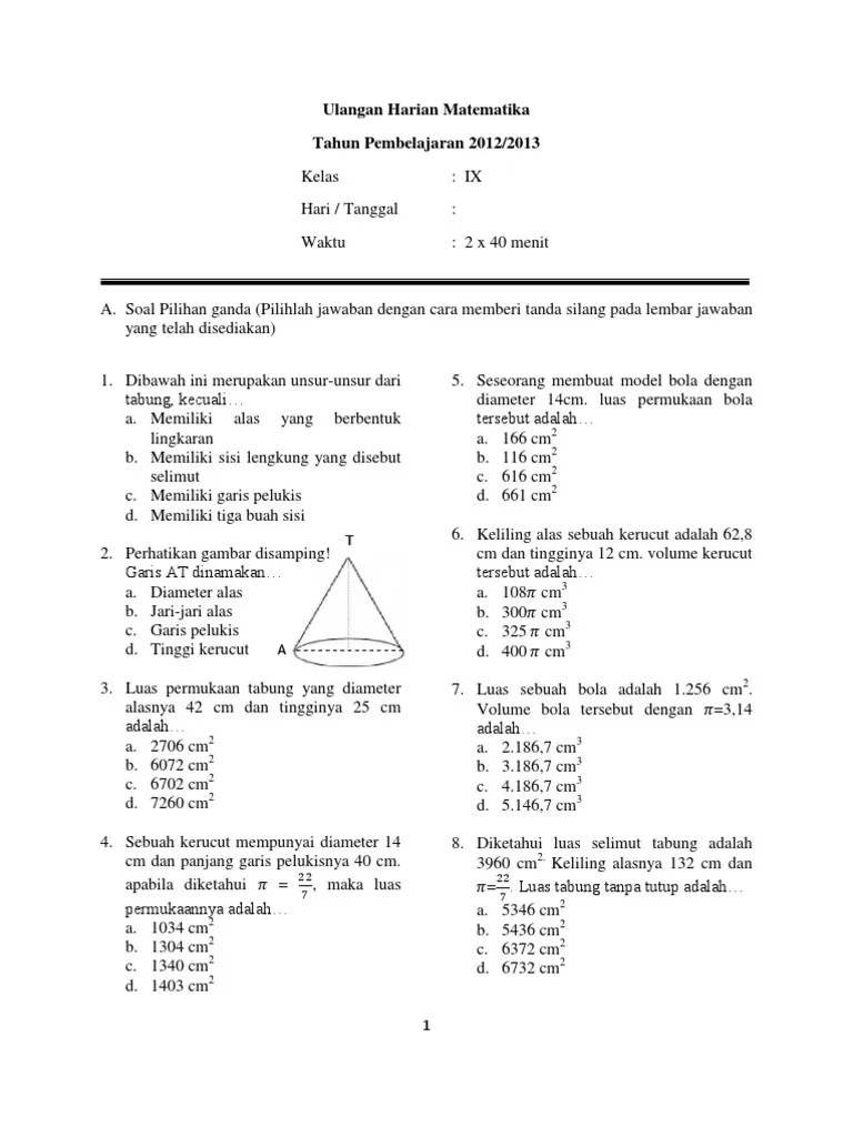 Soal Pilihan Ganda Stoikiometri Kelas 10