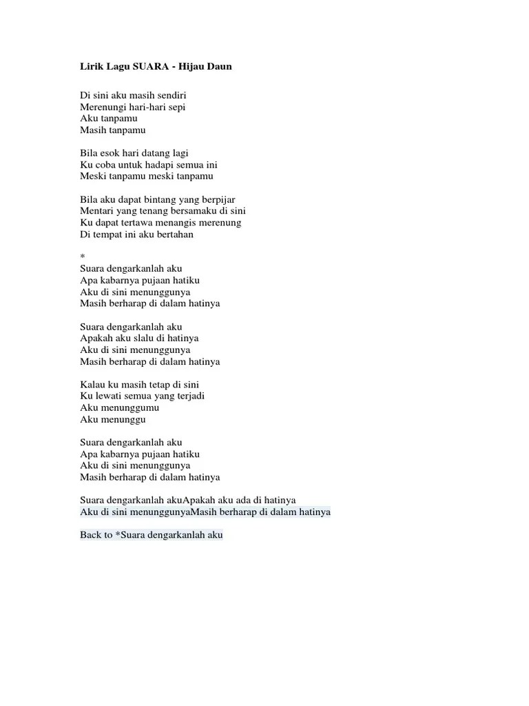 Lihat Lirik Lagu Suara Dengarkanlah Aku | AbdulLatif Murottal Quran