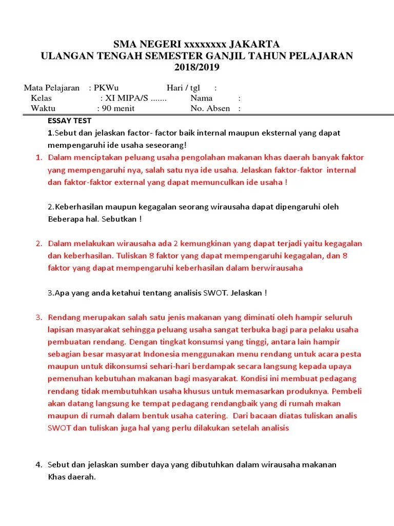 Keberhasilan Dan Kegagalan Seorang Wirausaha – Dengan