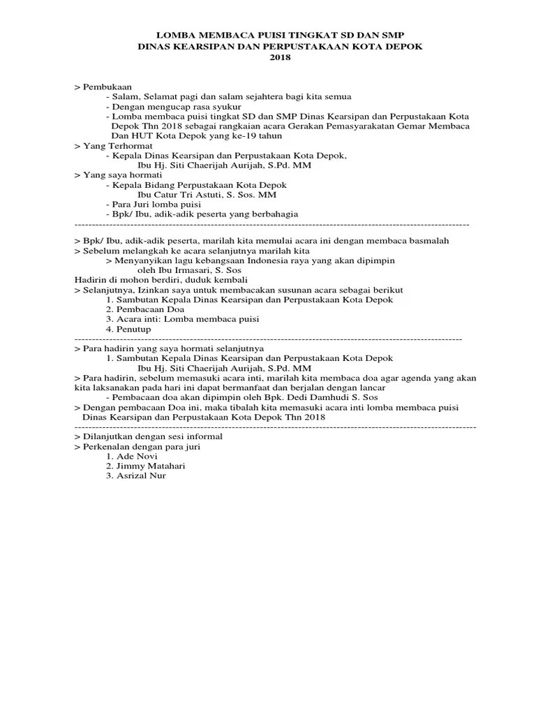 Kumpulan Contoh Teks Mc Penutupan Acara - Kumpulan Contoh Teks MC