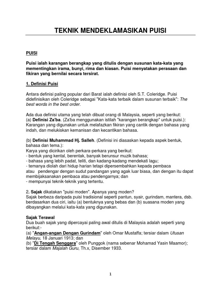 Puisi Tentang Lingkungan Sekolah 2 Bait 4 Baris