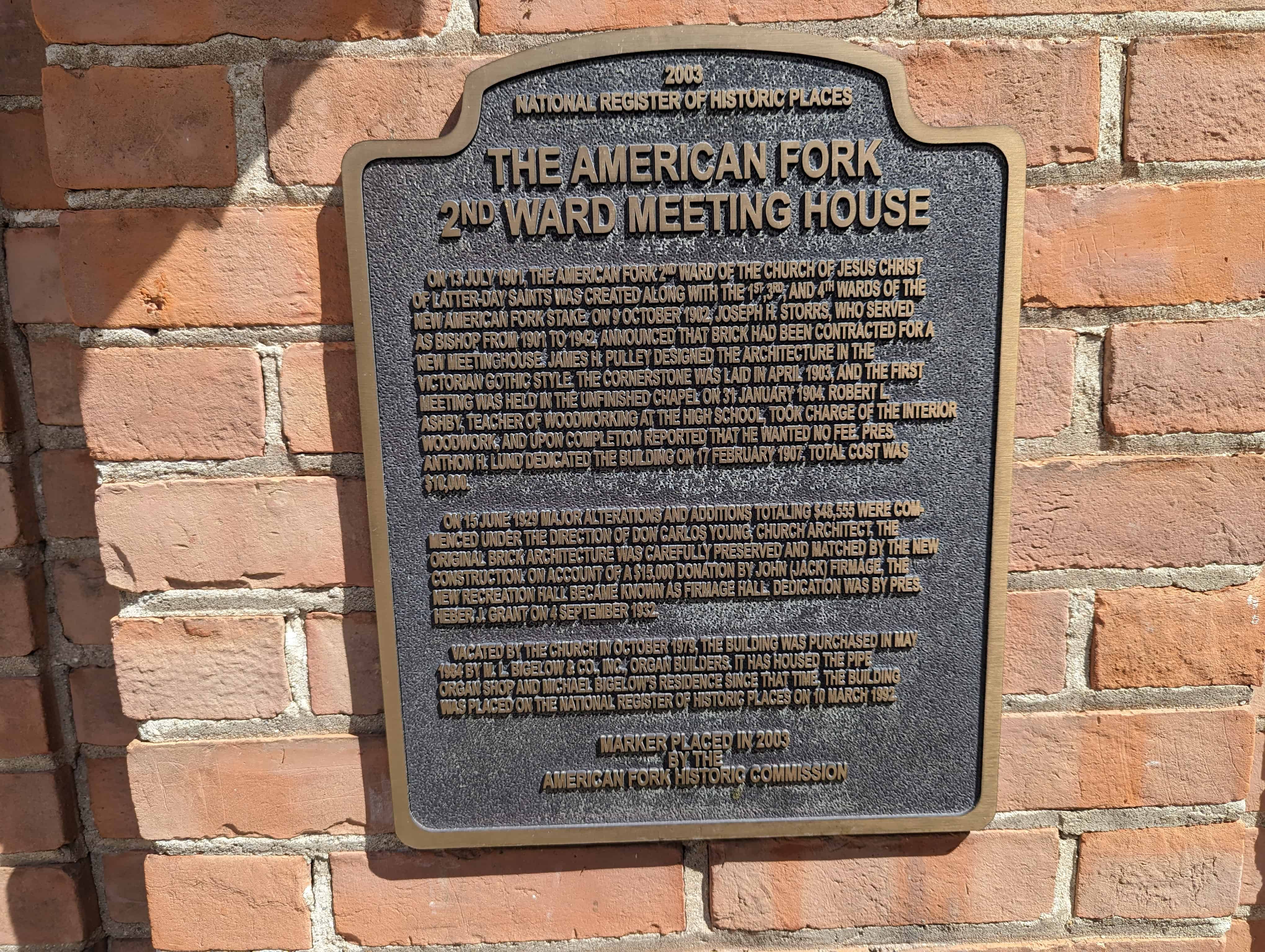 American Fork Second Ward Meetinghouse(03)