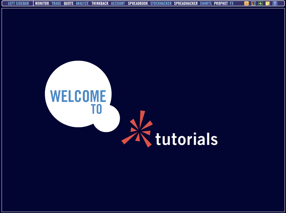 Learning Center All Video Tutorials Thinkorswim