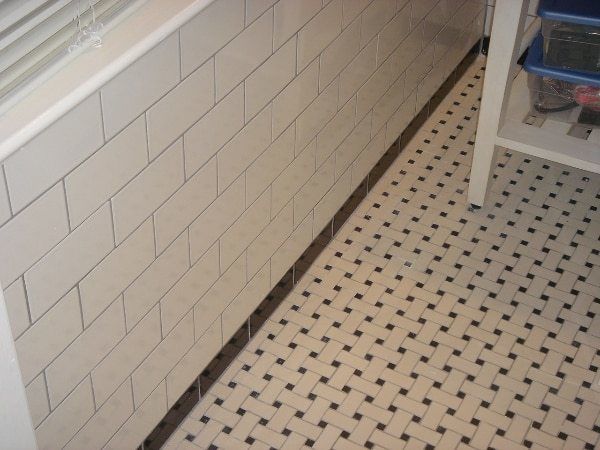 Basket weave ceramic floor tile looks simple but elegant. 9 Types of Floor Tile Patterns To Consider in Tallahassee