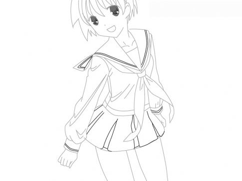 как красиво нарисовать лежащую девушку