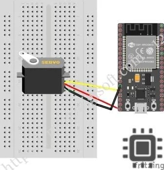 ESP32 Servo Motor Web Server with Arduino IDE