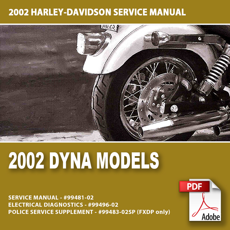 Harley-Davidson DYNA Models Workshop Service Repair Manual.