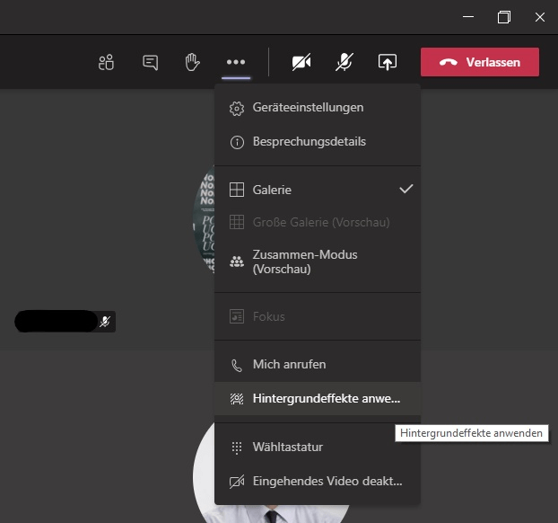 Microsoft Teams Hintergrund ändern