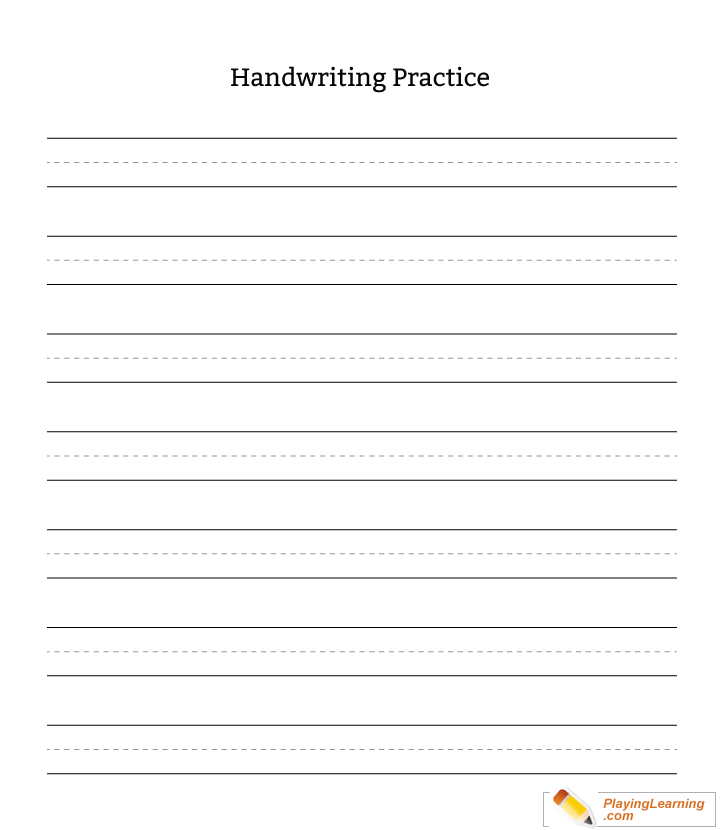 Handwriting Practice Worksheets Free Printables in Print and.