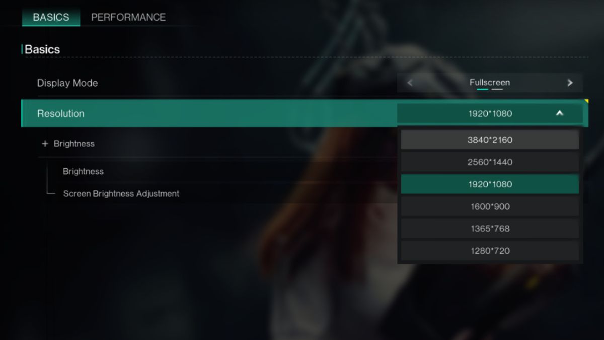 Resolution Options Once Human with DSR