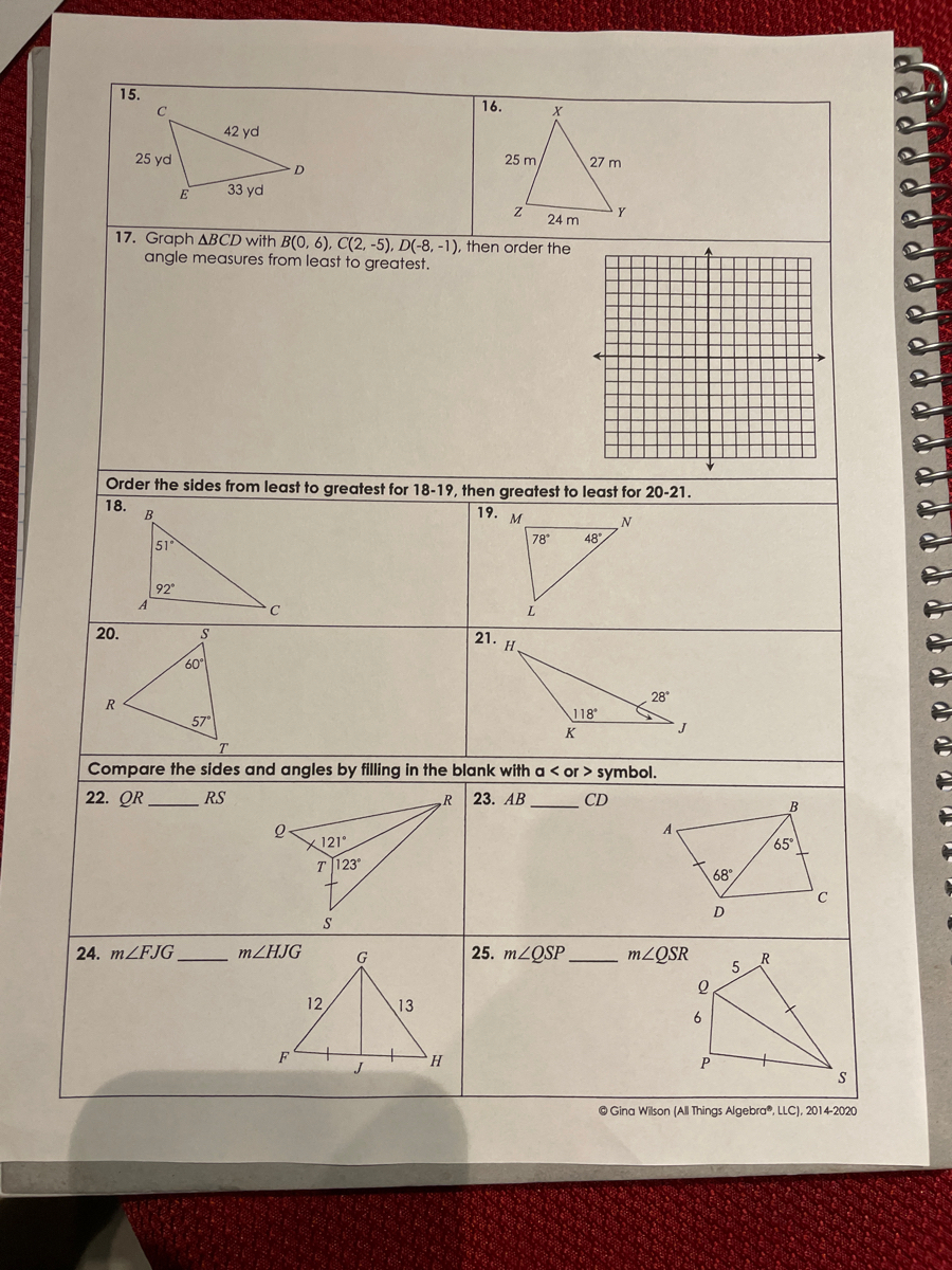 Gina Wilson All Things Algebra 2014 Unit 8 Answer Key Geometry 3 5