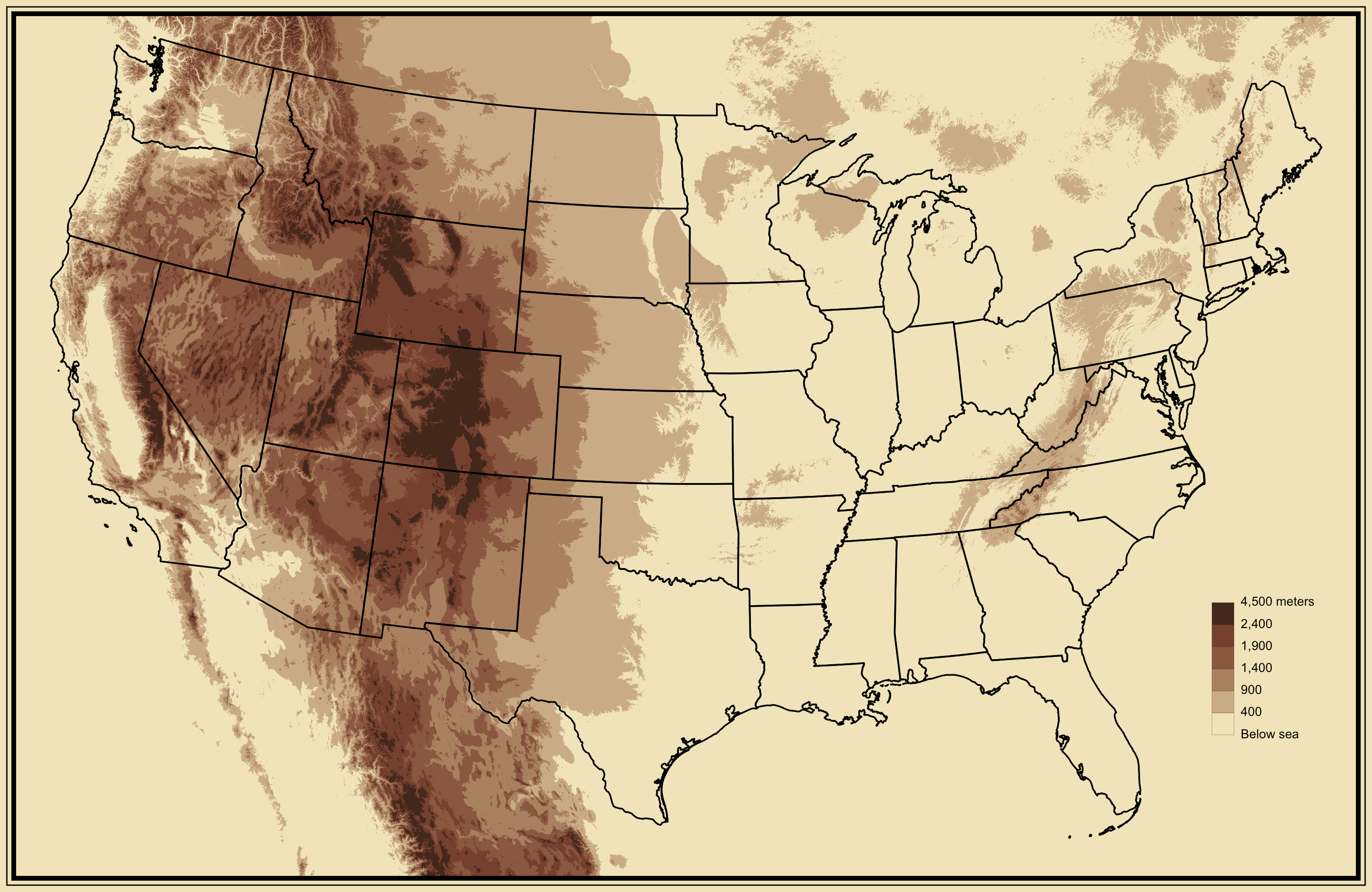What map shows elevation of land? – Wise-Answer