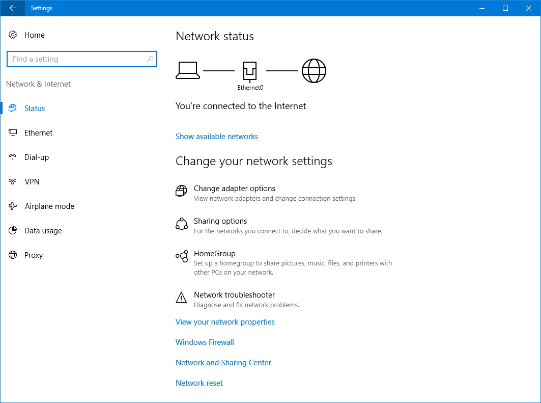 Windows 10 Network & settings explained Pureinfotech