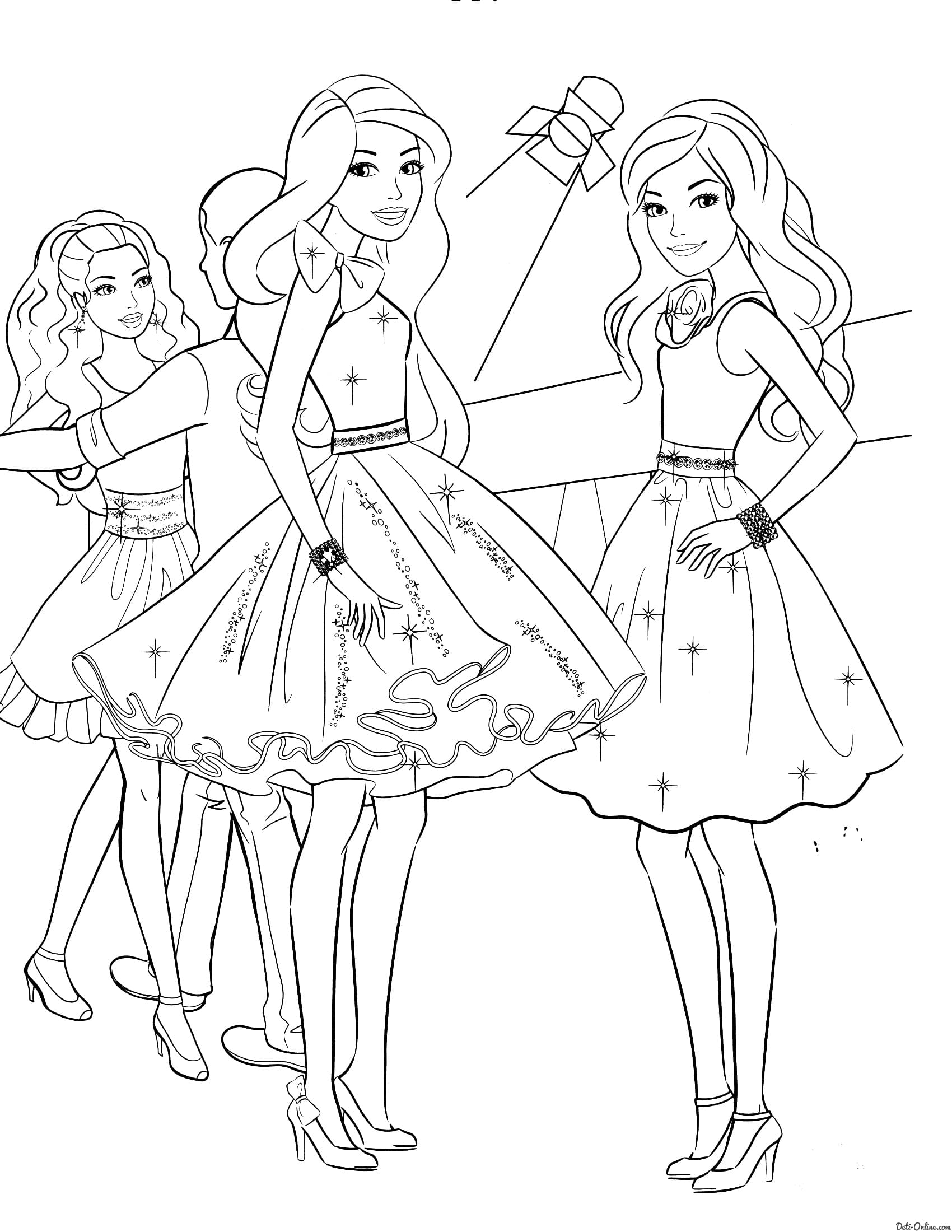 Barbie Super Princess Coloring pages 🖌 to print and color