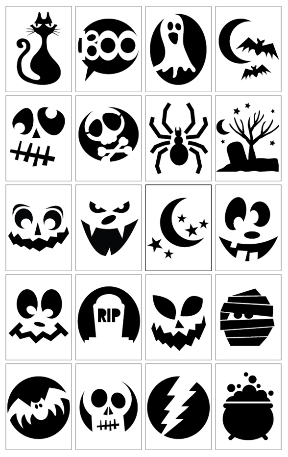 15 Best Scary Halloween Pumpkin Printables printablee.com