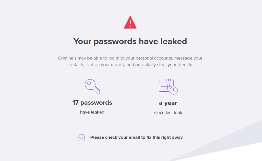 My password has been leaked 17 times. Has Yours Been Leaked? Check Now