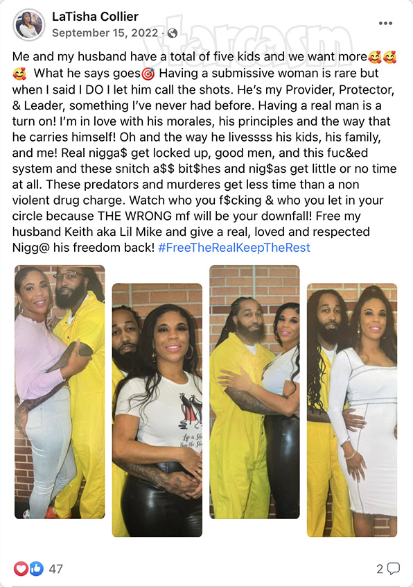 LOVE DURING LOCKUP Meet Keith’s wife LaTisha Collier, accountant from(02)