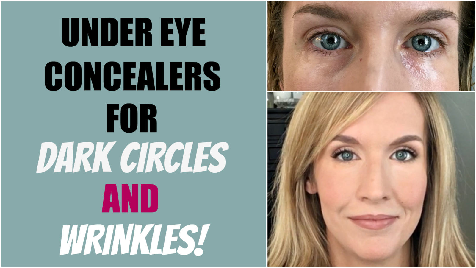 BEST &amp; WORST Under Eye Concealer for Dark Circles AND Mature Skin!