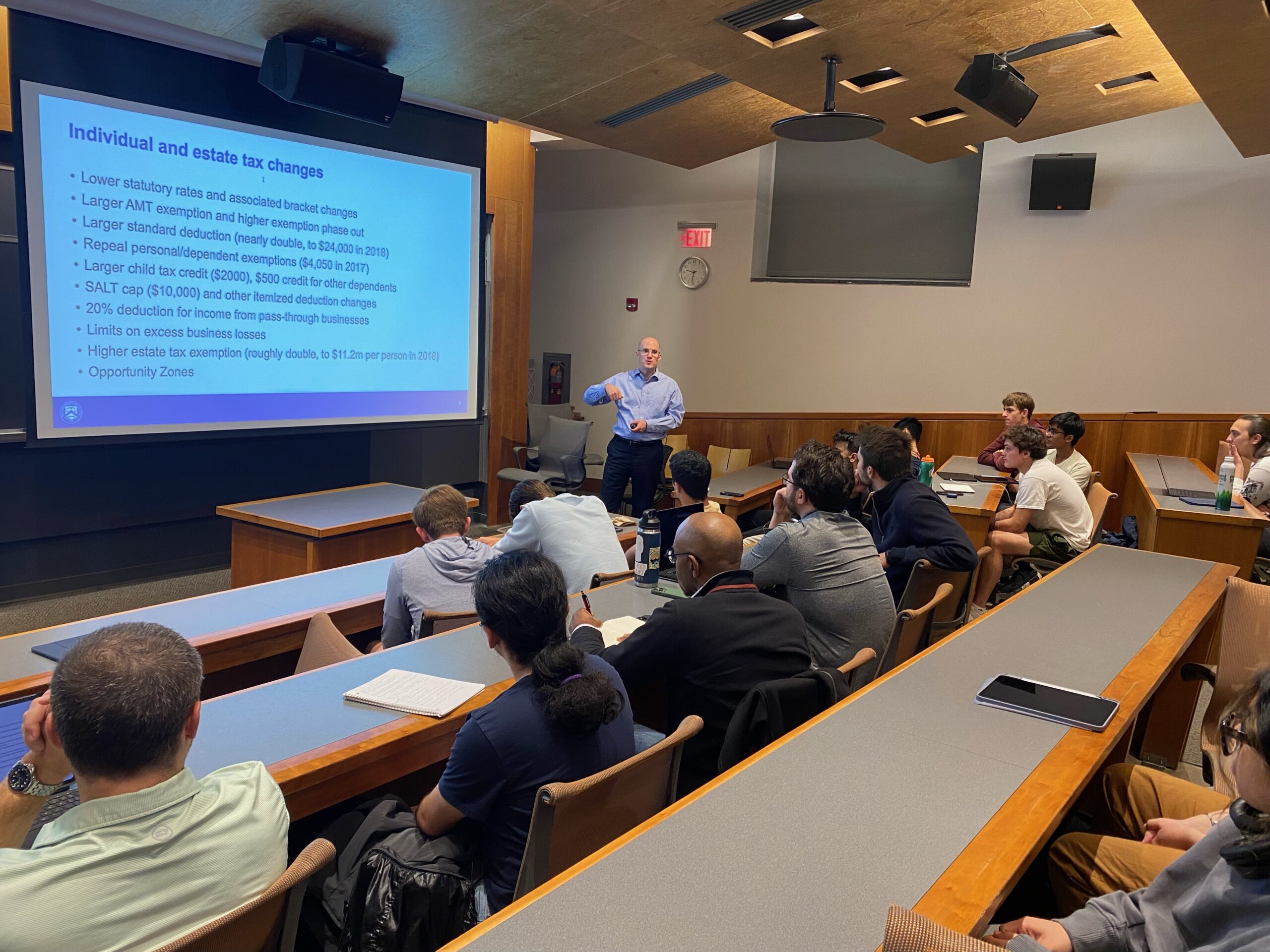 Economist Greg Leiserson &lsquo;06 Gives Wilcox Lecture on Trump&rsquo;s Tax 