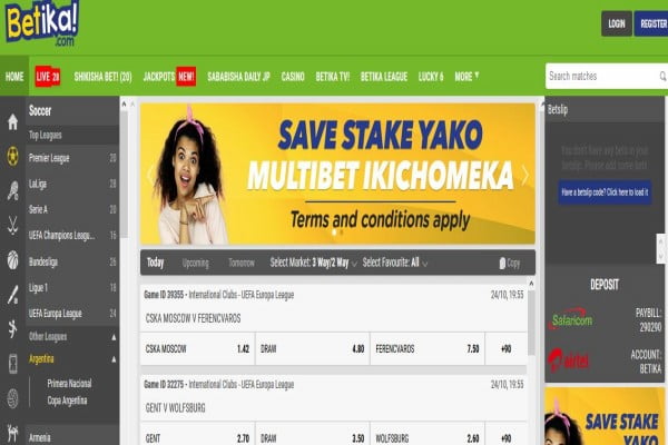 Betika Melhor site de apostas desportivas online em MOÇAMBIQUE