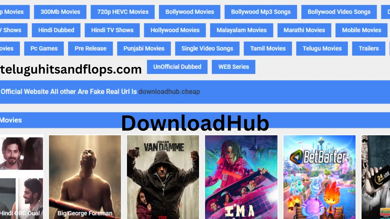 Downloadhub 2023 Free Telugu Hindi Hollywood Movies 4K HD
