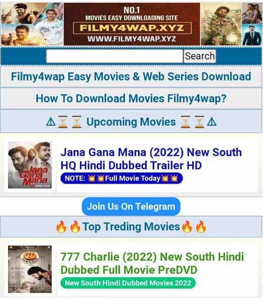 Filmy4wap xyz new movie download 2023 Hindi Dubbed Movies Free 300MB in