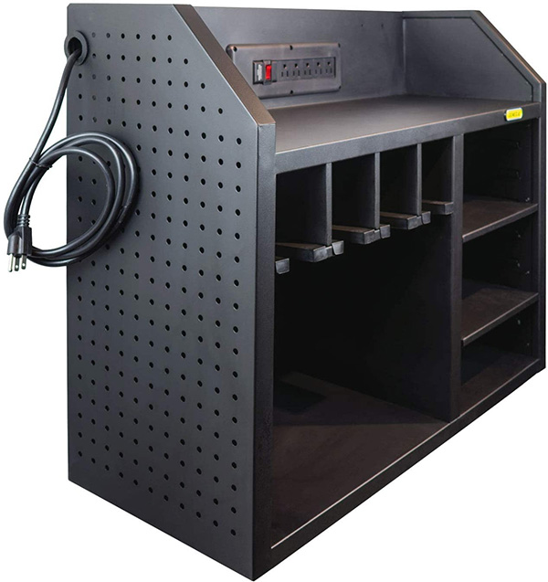 New General Tools Cordless Power Tools Organizer and Charging Station