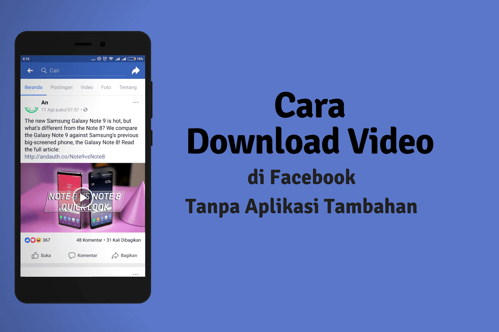 3 Cara Download Video Facebook Tanpa Aplikasi, Bisa dari HP maupun Laptop