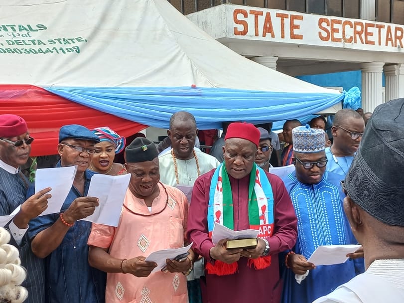 Breaking News New Delta State APC Exco SwornIn (Photos)(01)