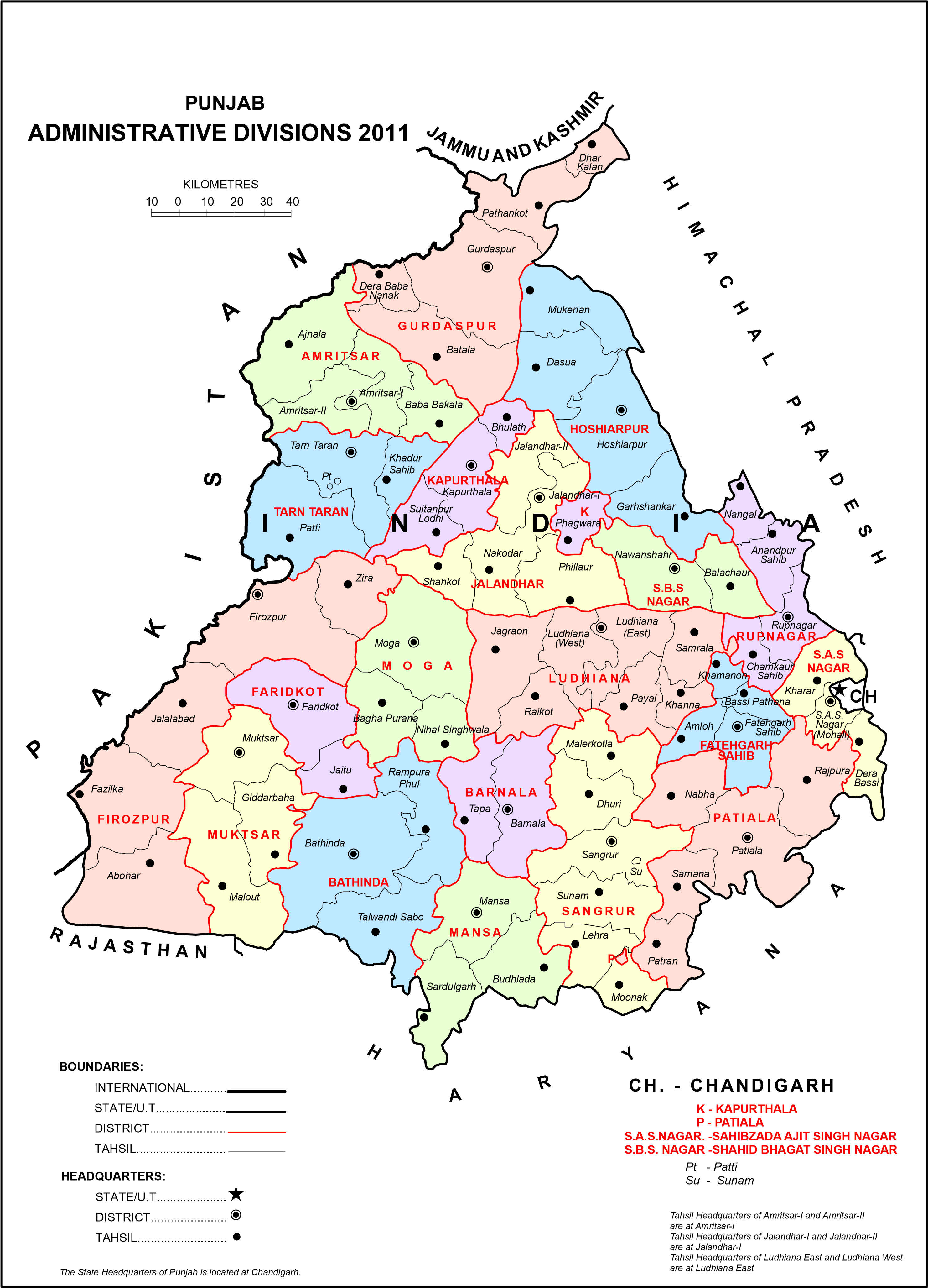 Punjab Village Maps, India villagemap.in
