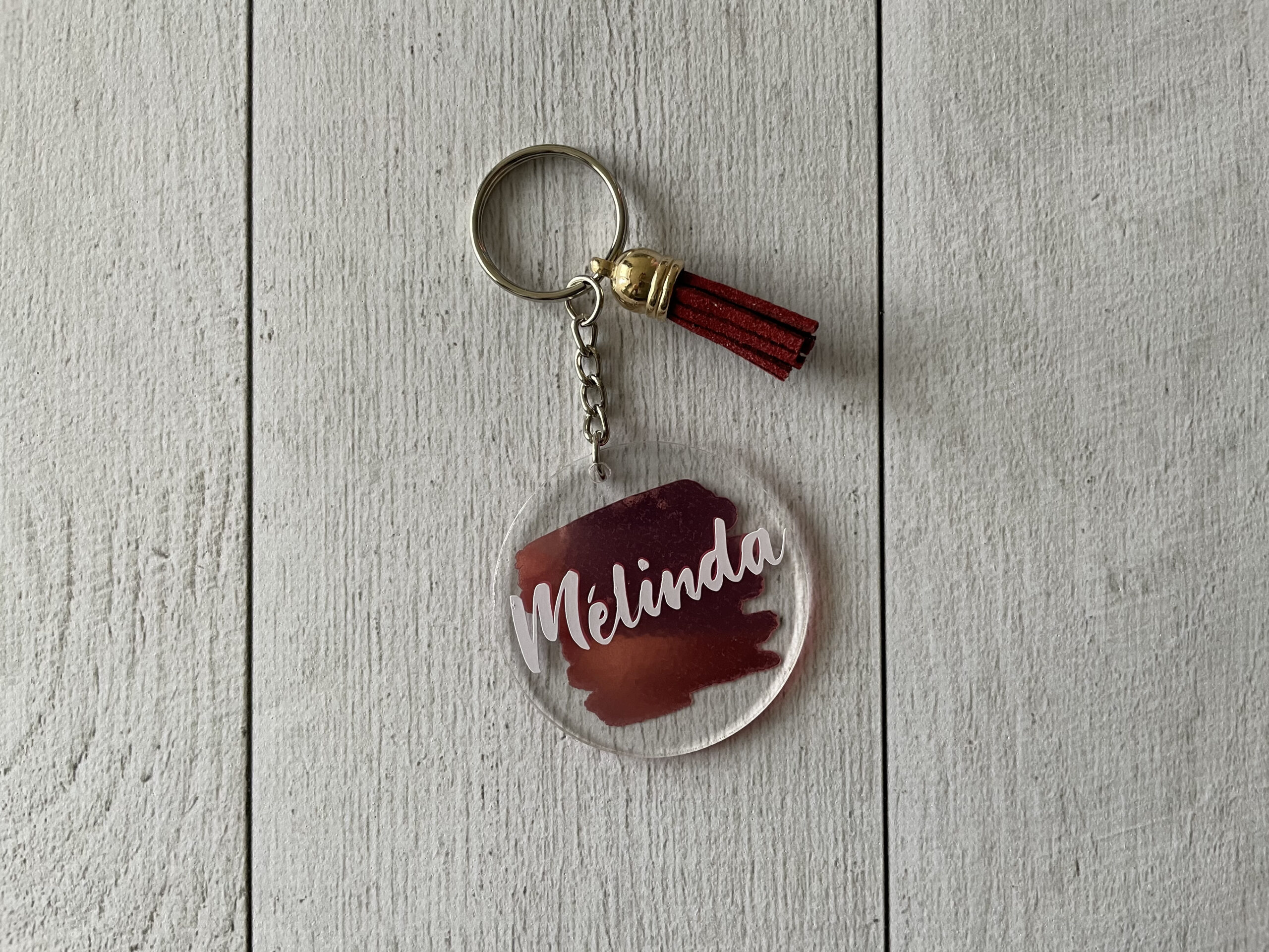 Personnalisez un porte-clés transparent avec la Cricut Joy - Crafty Tiph