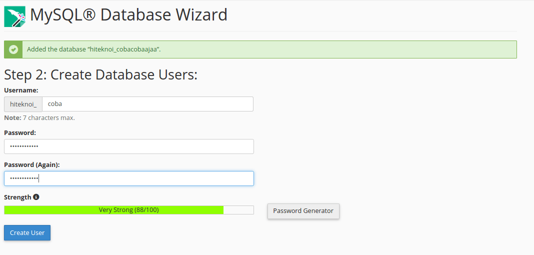 Membuat Database dengan Fitur & Fasilitas MySQL Database Wizard di c-Panel  – Tutorial Domosquare.com