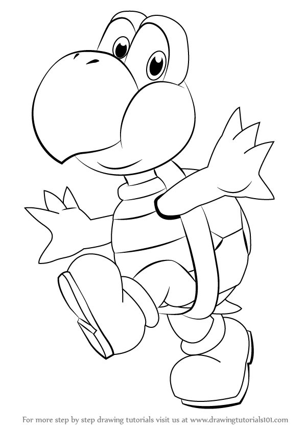 Koopa Kids Coloring Pages Coloring Home