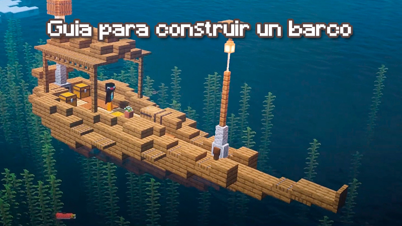 Cómo hacer un barco en Minecraft MineCrafteo