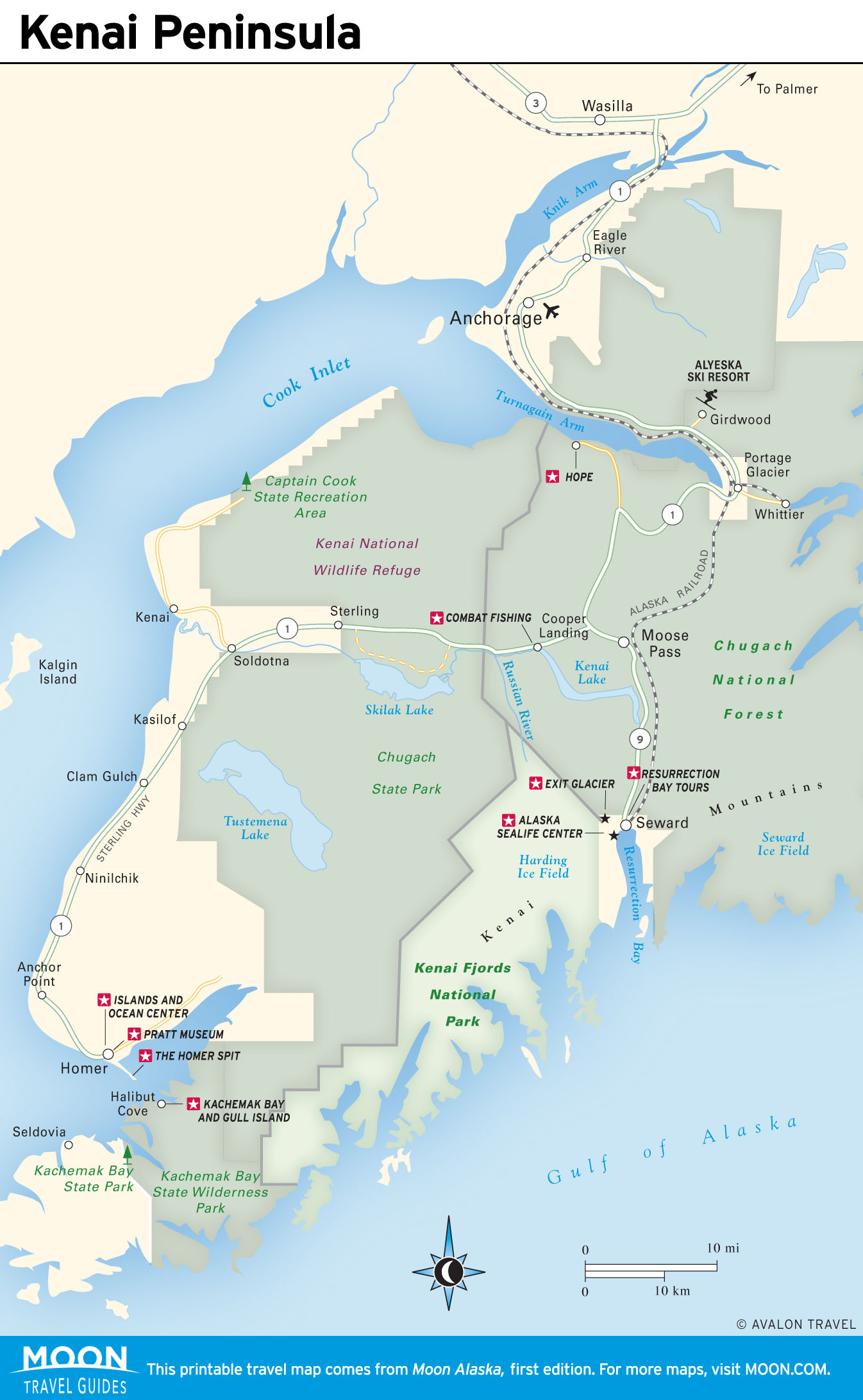 Kenai Peninsula Maps – The Alaska Dream