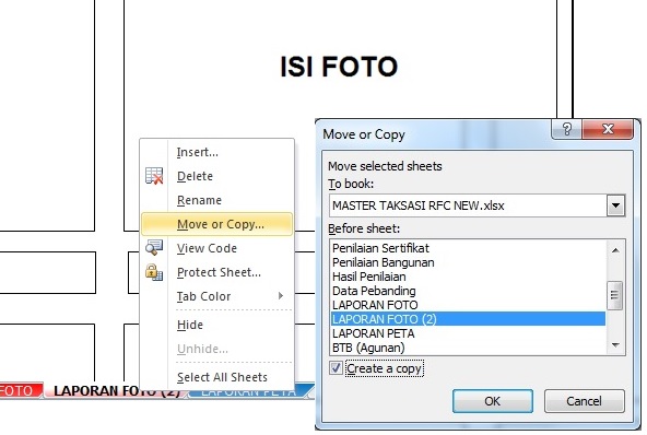 Cara Mengatasi Error Copy dan Move Sheet di Excel - Kusnendar