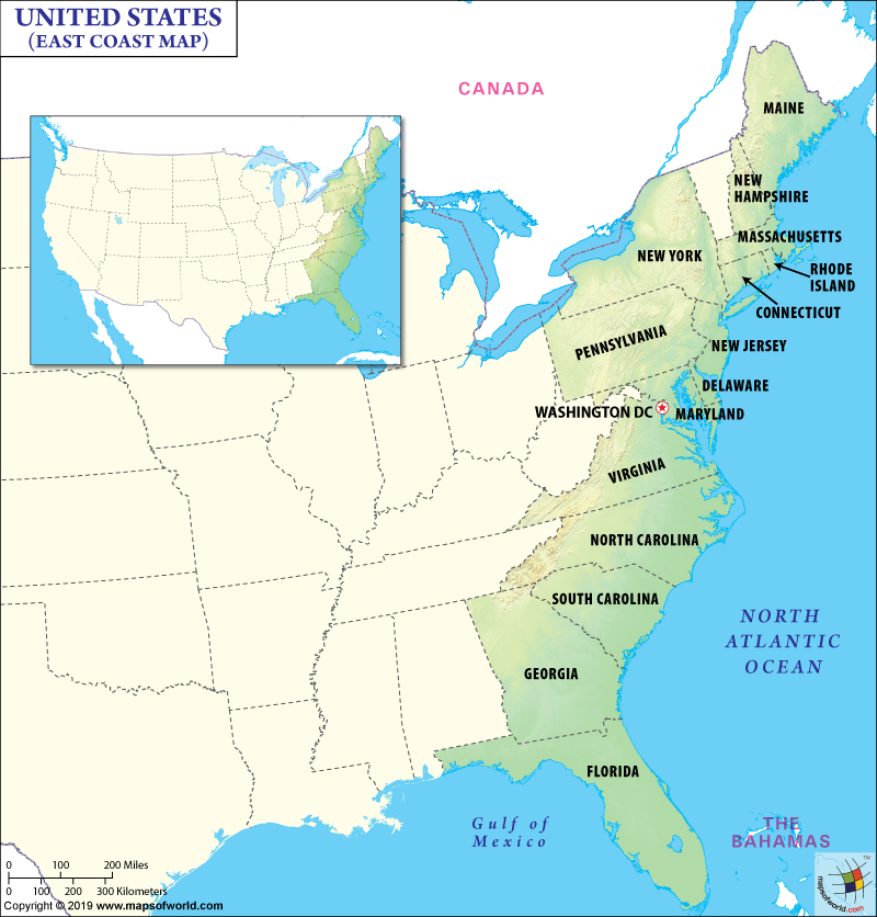 USA Map Maps of United States of America With.