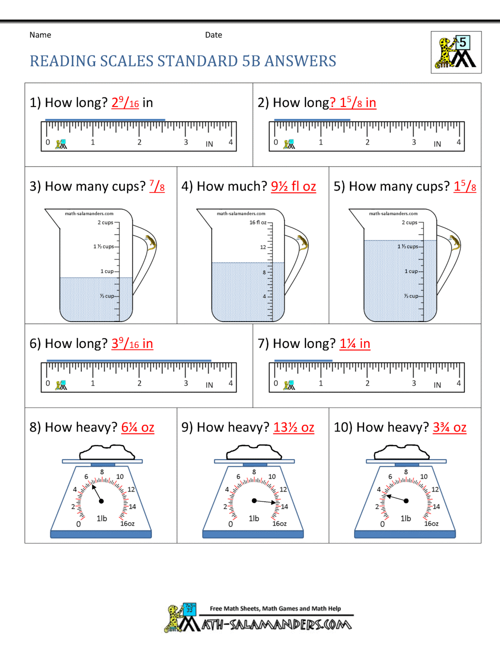 k5 learning math worksheets