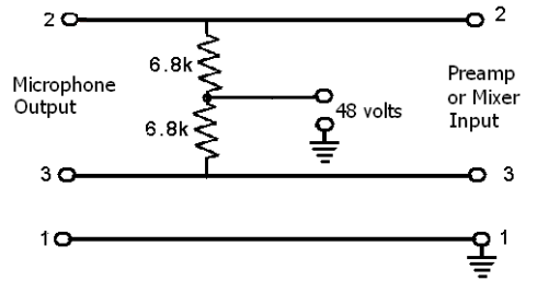 Mic Preamp Phantom Power Schematic - Wiring Diagram