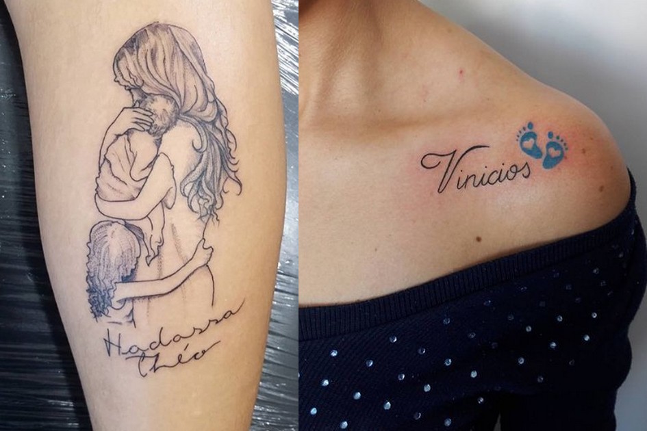 Tatuagem Com Nome De Filhos: Inspire-Se Nos Melhores Modelos De Tattoos! – Obrigado, Dona Cegonha 630_x_945_jpg