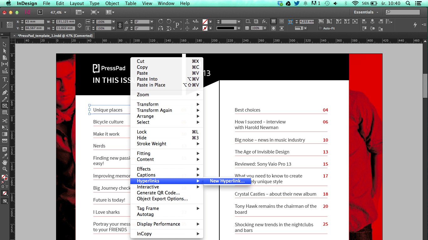 3 very useful interactive tips and tricks in Adobe InDesign