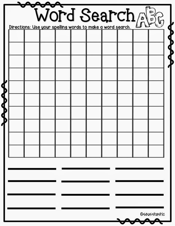  word search template printable free printable templates